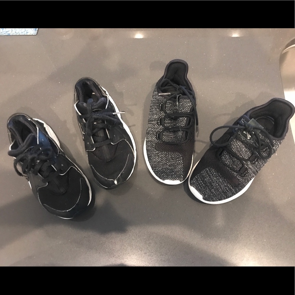 SOLD ON MERC 2 pairs Size 13C used boys sneakers